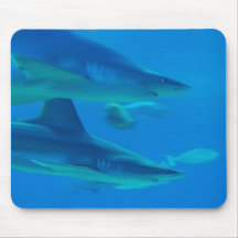 Pair of Sharks  Mouse Pads