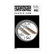 Pair of Skis I Ski T-shirts and Gifts Postage