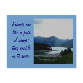 Pair of Wings Postcard postcard