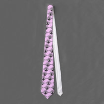 Paired Storks Tie