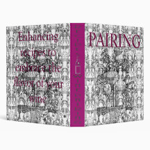 PAIRING  the  recipe book 3 Ring Binders