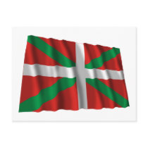 País Vasco (Euskadi) waving flag Postcard