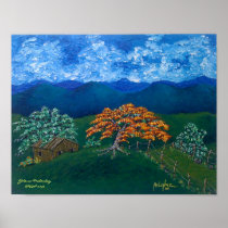 Paisaje Boricua Poster