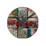 Paisaje Nueva York del reloj wall clocks