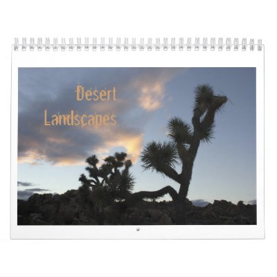 Paisajes del desierto calendario Paisajes del desierto calendario
