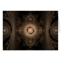 Paisley Abstract Fractal Design Cards