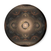 Paisley Abstract Fractal Design Magnet