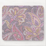 Paisley and flower pattern mouse pads