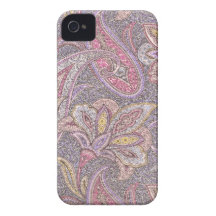 Paisley and flowers iPhone 4 covers