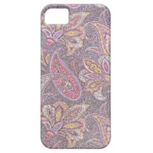 Paisley and flowers pattern iPhone 5 cover