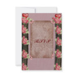 Paisley and Roses RSVP Personalized Invitation