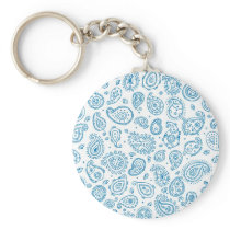Paisley - Bleu de Chine keychains