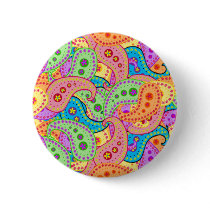 Paisley Pinback Buttons