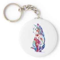 Paisley Cat Designs Key Chains
