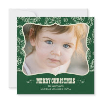 Paisley Cowboy Christmas Photo Cards Personalized Announcement