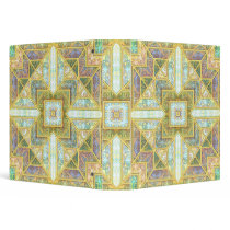Paisley Diamonds 3 Ring Binder