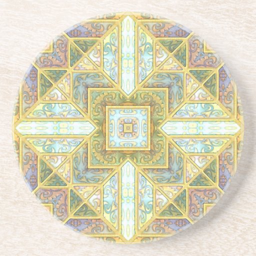 Paisley Diamonds Coasters
