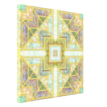 Paisley Diamonds Gallery Wrapped Canvas