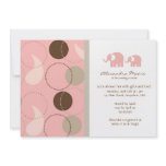 Paisley &amp; Elephants Baby Shower Invitation