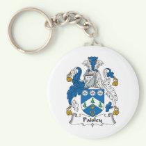 Paisley Family Crest Keychain