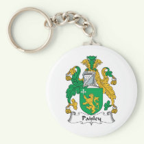 Paisley Family Crest Keychain