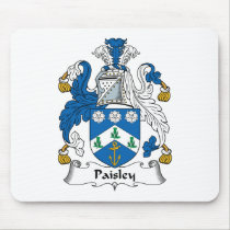 Paisley Family Crest Mousepad