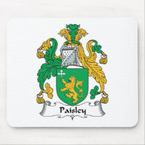 Paisley Family Crest Mousepad