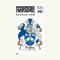Paisley Family Crest Stamps