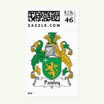 Paisley Family Crest Stamps
