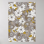 Paisley Floral Pattern Print