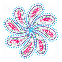 Paisley Flower posters
