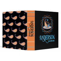 paisley forks recipe cookbook notebook binder 2