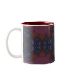 Paisley Fractal Two-Tone Mug