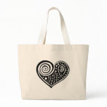Paisley Heart /blk