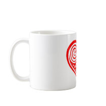Paisley Heart /blk Mugs