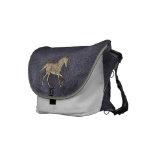 Paisley Horse Messenger Bag