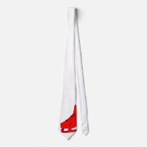 paisley ice skate tie