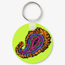 Paisley keychains