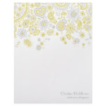 Paisley Lace Letterhead Template