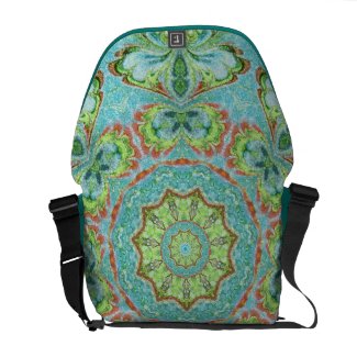 Paisley Mandala Abstact Messenger Bag