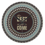 Paisley Mandala - the best is yet to come Wall Clock
