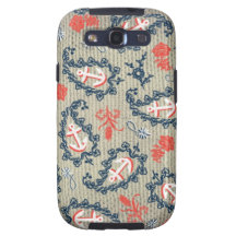 Paisley Nautical Pattern Samsung Galaxy Cases Galaxy SIII Cover