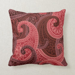Paisley Paradise in Apple Pillow