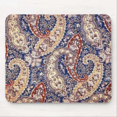 Paisley Pattern Mouse Mat by Paddydee56