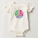 Paisley Peace Baby t-shirts