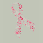 paisley pink ribbon tank top