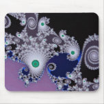 Paisley points Fractal Mouse Pad