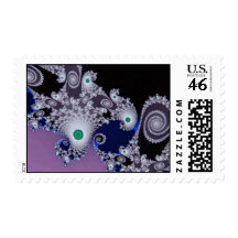 Paisley points Fractal Stamps