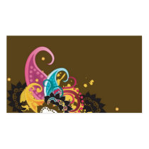 Paisley Profile Card business cards
