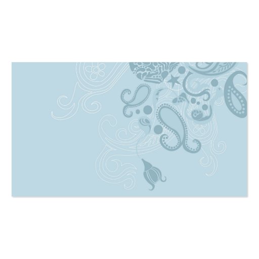 Paisley Profile Card Business Card Template